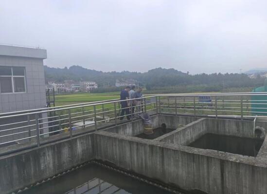 舒城县汤池镇开展乡镇生活污水处理设施专项检查