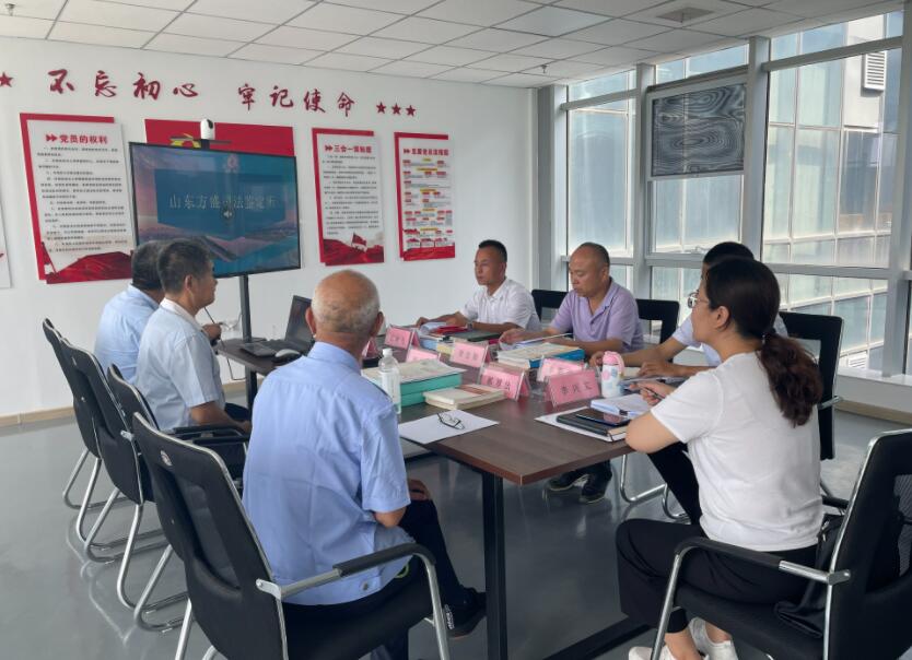 省司法鉴定专家评审组对齐河县新设立司法鉴定机构进行评审